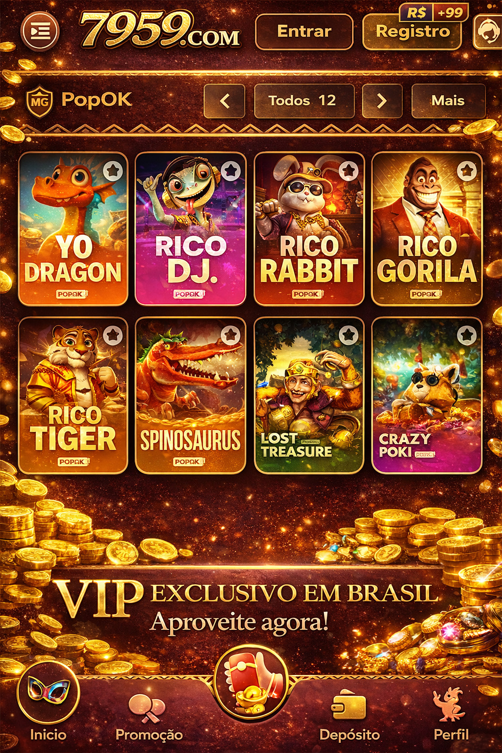 fortune tiger completando wild 