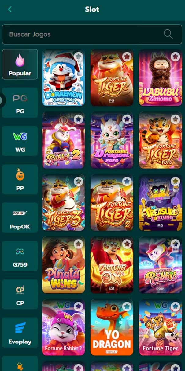tabela fortune tiger 